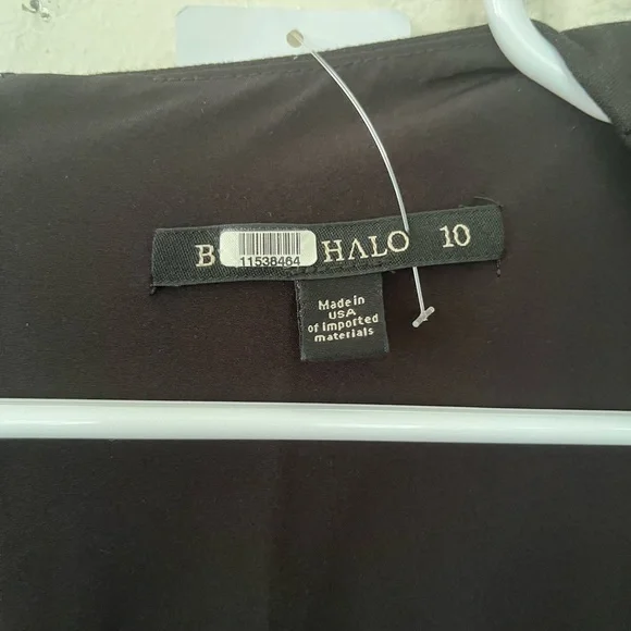 Black Halo Carie Mini Little Black Dress Size 10 - Picture 4 of 5